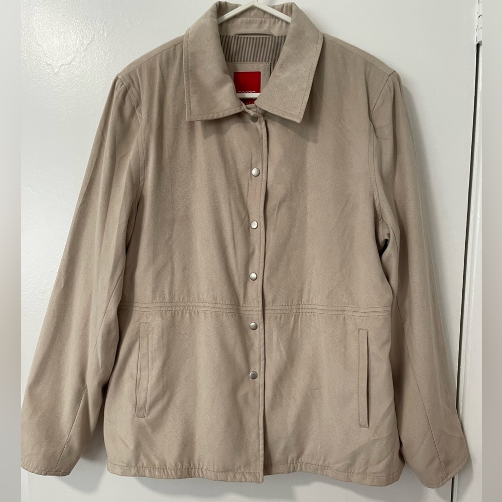 Esprit Outerwear Khaki Fully Lined Jacket Sz L